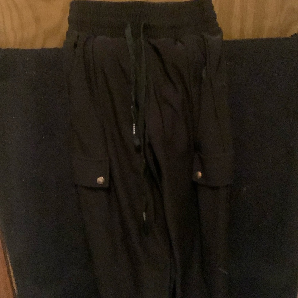Black flowy pants from “new mix”